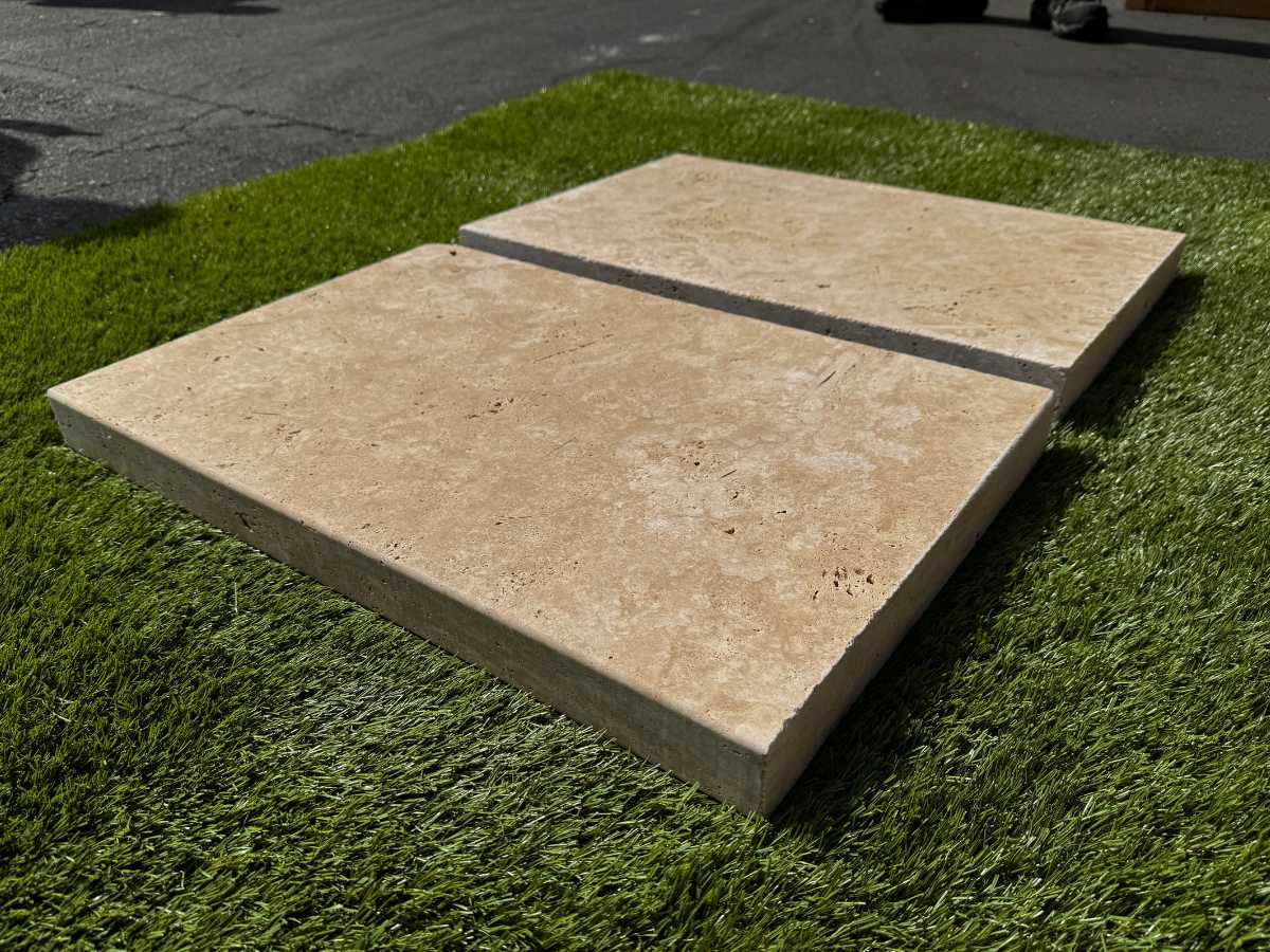 Cordoba Cream 5cm Double Modern Pool Coping 16x24