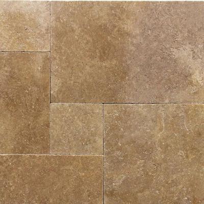 Noce Travertine 3cm Paver French Pattern