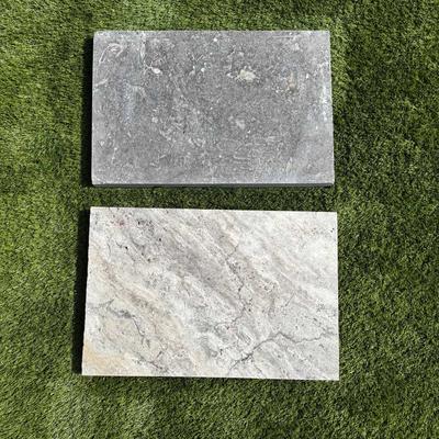 Silver Travertine 5cm Modern Pool Coping 16x24