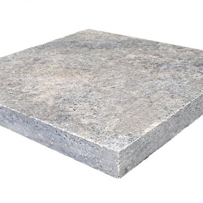 Silver Travertine 3cm Paver 12x12