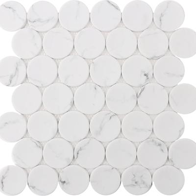 Rialto White Velenca Dots 12x12 Mosaic
