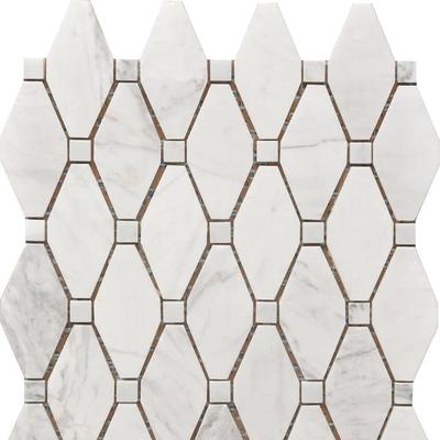 Rialto Large Marble Rhombus Mosaic 12x12
