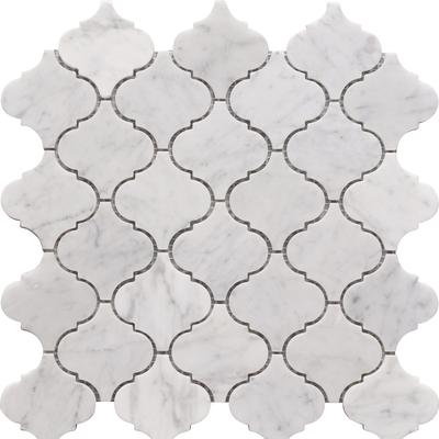 Rialto Carrara Marble Lantern 12x12 Mosaic