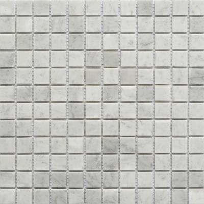 Rialto Carrara Marble 1x1 Square 12x12 Mosaic