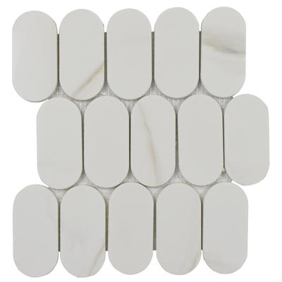 Rialto Calcata Gold Oval Mosaic 10x10