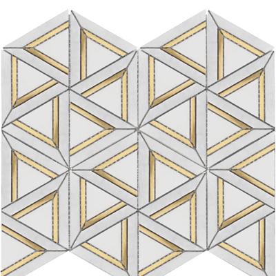 Rialto Alba Metal GEO 12x14 Mosaic