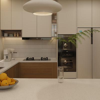 Kitchen 3D Rendering