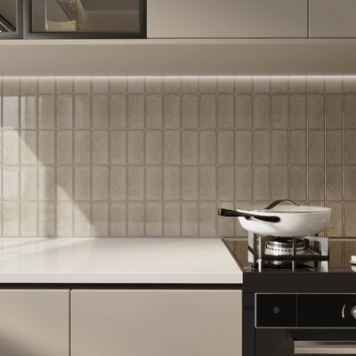 Rosalind Taupe BG 3x6 Single Bullnose - Hover