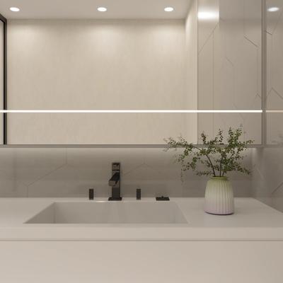 Riviera Solid Gray 8x9 Hexagon - Hover