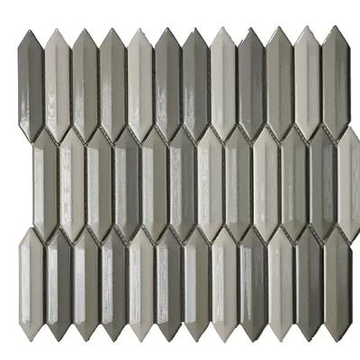 Mood Mosaics Prime BG Mixed Color 3D Picket 12x12