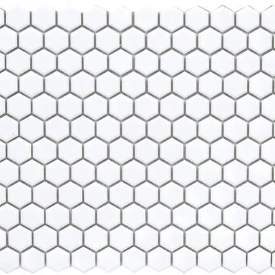 Mood Mosaics MG White 12x12 Mos. Hexagon 1x1