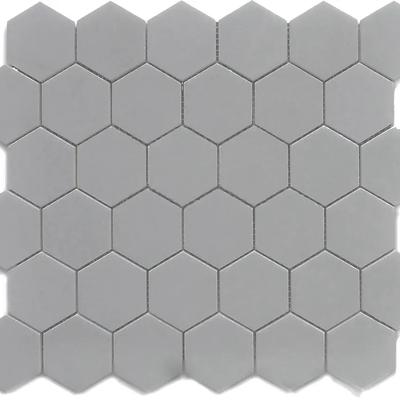 Mood Mosaics MG Gray 12x12 Mos. Hexagon 2x2