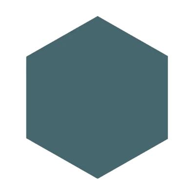 Marquise Hexagon Verde Matte 5x6