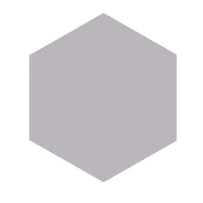 Marquise Hexagon Gris Matte 5x6