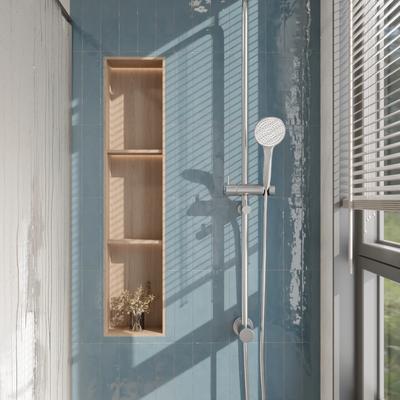 Chroma Crackled 3x12 Blue Steel Bullnose - Hover