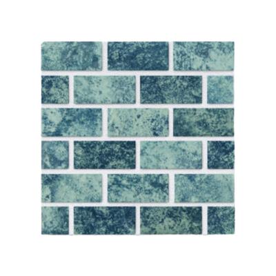 Aquabella Stars Polaris 1x2 Porcelain Mosaic 12"x12" Pool Tile