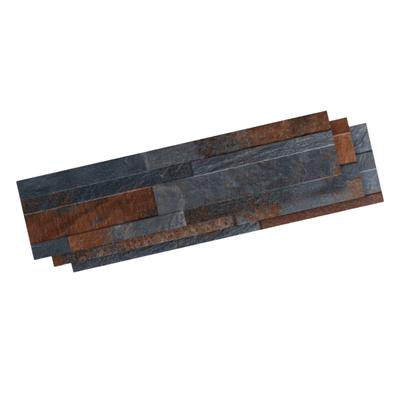 Aquabella Slate River Bend 6x24 Porcelain Field Tile 12"x12" Pool Tile