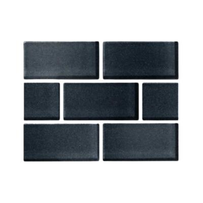 Aquabella Riviera Aqua Andora 2x4 Glass Mosaic 12"x12" Pool Tile (RV-2432)