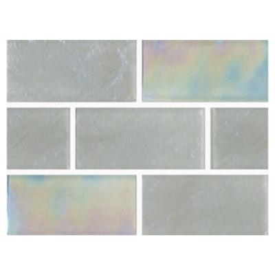 Aquabella Lunar Gibbous 2x4 Glass Mosaic 12"x12" Pool Tile
