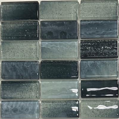 Aquabella London Ashford 1x2 Glass Mosaic 12"x12" Pool Tile (LS-1272)