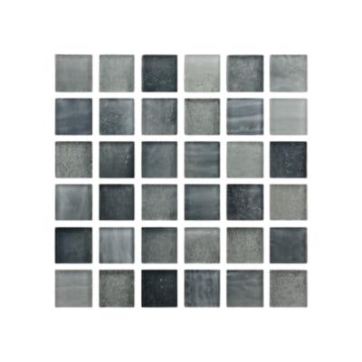Aquabella London Ashford 1x1 Glass Mosaic 12"x12" Pool Tile (LS-1172)