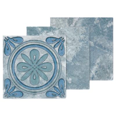 Aquabella Italian Slate Firenze 6x6 Porcelain Field Tile Pool Tile (IS-638)