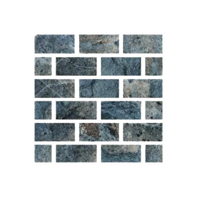 Aquabella Italian Slate San Marino 1x2 Porcelain Mosaic 12"x12" Pool Tile (IS-1234)