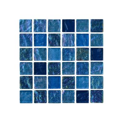 Aquabella Aurora Borealis Mystic 1x1 Glass Mosaic 12"x12" Pool Tile (AB-1112)