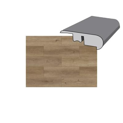 Ashen Sepia 12 mil 94 x 1-3/4 Round Stair Nose Luxury Vinyl Plank