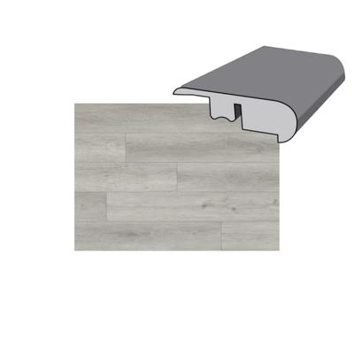Ashen Satin 12 mil 94 x 1-3/4 Round Stair Nose Luxury Vinyl Plank