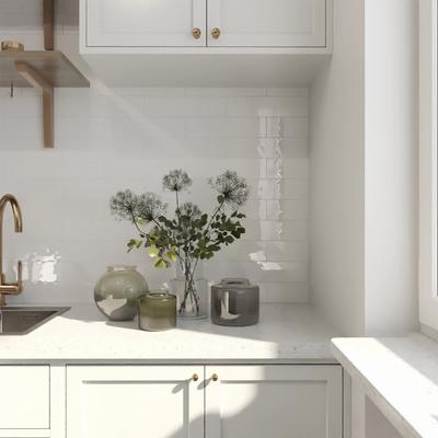 Broadway White Ice BG 3x12 Bullnose - Hover