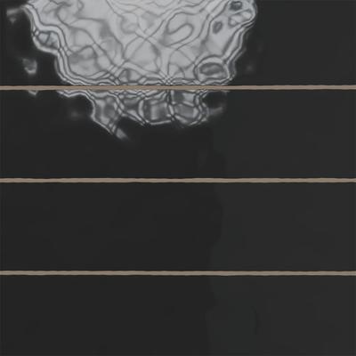 Broadway Black BG 3x12 Bullnose