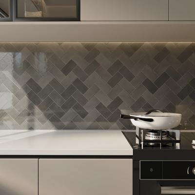 Bianca Gris 2.5x5 Bullnose - Hover
