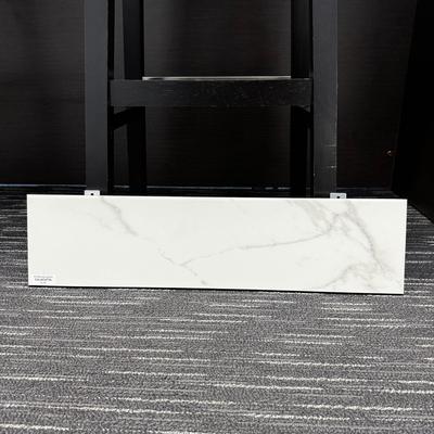 Aquabella Stone Age Calacatta 6x24 Porcelain Field Tile 12"x12" Pool Tile