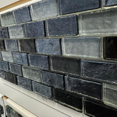 Aquabella Aurora Borealis Magic 1x2 Glass Mosaic 12"x12" Pool Tile (AB-1213)