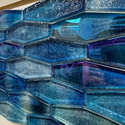 Aquabella Aloha Oahu Full Hex Glass Mosaic 12"x12" Pool Tile - Hover