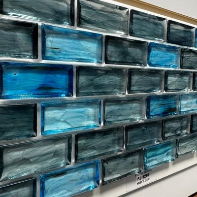Aquabella Fjord Misty 1x2 Glass Mosaic 12"x12" Pool Tile (FJ-1299) - Hover