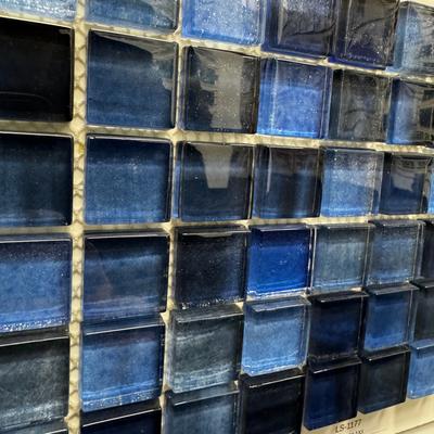 Aquabella London Victoria 1x1 Glass Mosaic 12"x12" Pool Tile (LS-1177)