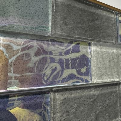 Aquabella Lunar Gibbous 2x4 Glass Mosaic 12"x12" Pool Tile