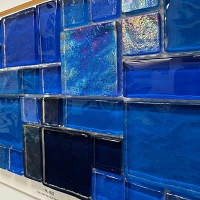 Aquabella Night Life Galant Block Random Glass Mosaic 12"x12" Pool Tile (NL-832) - Hover