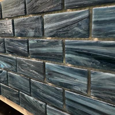 Aquabella North Seas Norwegian 1x2 Glass Mosaic 12"x12" Pool Tile (NS-1214)