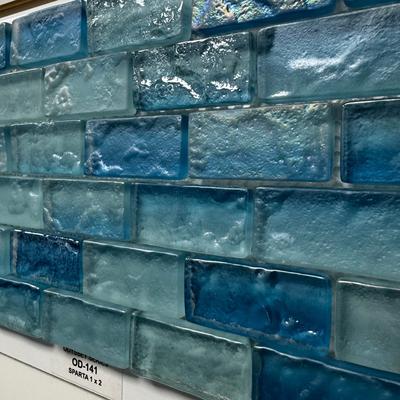 Aquabella Odyssey Sparta 1x2 Glass Mosaic 12"x12" Pool Tile (OD-141) - Hover