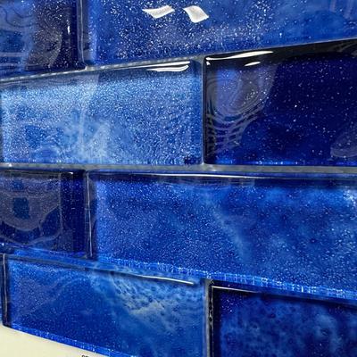 Aquabella Starlight Nebula 1.5x4 Glass Mosaic 12"x12" Pool Tile