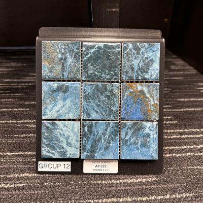 Aquabella Abyss Thonis 2x2 Porcelain Mosaic 12"x12" Pool Tile (AY-222) - Hover