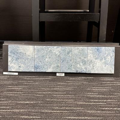 Aquabella Gemstones Turquoise 6x6 Porcelain Bullnose Pool Tile - Hover