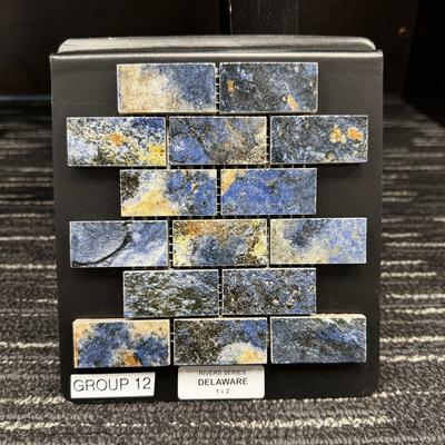Aquabella Rivers Delaware 1x2 Porcelain Mosaic 12"x12" Pool Tile - Hover
