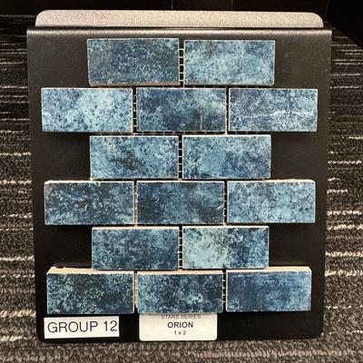 Aquabella Stars Orion 1x2 Porcelain Mosaic 12"x12" Pool Tile - Hover