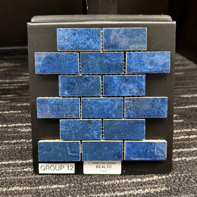 Aquabella Venetian Realto 1x2 Porcelain Mosaic 12"x12" Pool Tile - Hover