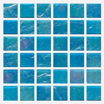 Aquabella Aurora Borealis Marvel 1x1 Glass Mosaic 12"x12" Pool Tile (AB-1111)