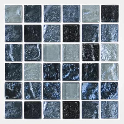 Aquabella Aurora Borealis Magic 1x1 Glass Mosaic 12"x12" Pool Tile (AB-1113)